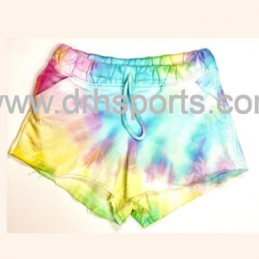 Tie Dye Rainbow Shorts Manufacturers in Gracefield